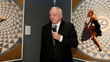 NFL Fans React To Weird Video Of Jerry Jones Calling People ‘My Subjects’ From Atop A Balcony