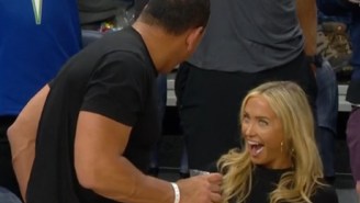 Alex Rodriguez’s Girlfriend Kathryne Padgett Goes Viral During Timberwolves-Clippers Play-In Game