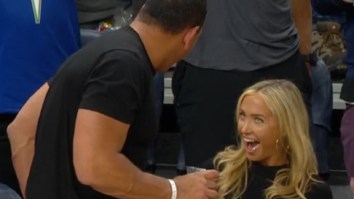 Alex Rodriguez’s Girlfriend Kathryne Padgett Goes Viral During Timberwolves-Clippers Play-In Game
