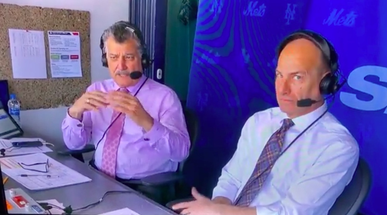 WATCH: Keith Hernandez Hilariously Shouts Out Ex-Wives While On-Air