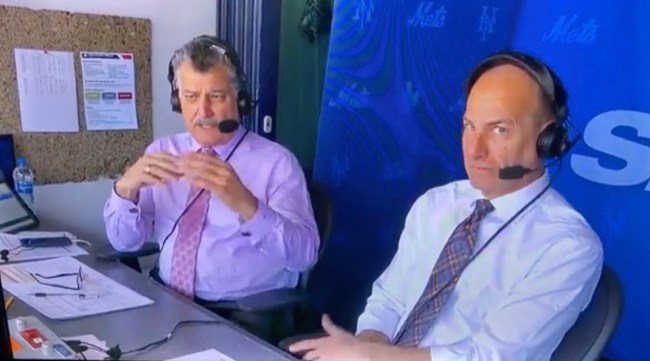 WATCH: Keith Hernandez Hilariously Shouts Out Ex-Wives While On-Air