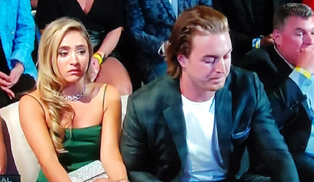 The Internet Reacts To Kenny Pickett's Fiancée Looking Sad As Pickett  Continued To Slide In The First Round Of The NFL Draft - BroBible