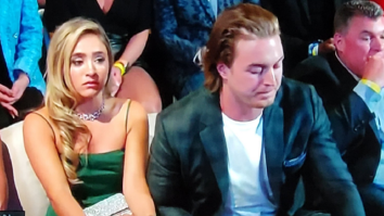 The Internet Reacts To Kenny Pickett’s Fiancée Looking Sad As Pickett Continued To Slide In The First Round Of The NFL Draft