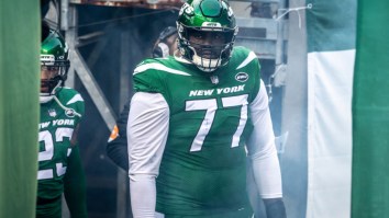 NFL Fans React To Jets’ Mekhi Becton Reportedly Getting Up To 400-Plus Pounds While Recovering From Injury