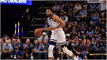 Karl-Anthony Towns Gets Mocked By Fans For Talking Trash Before Timberwolves Blow 26-Point Lead In Playoff Game Vs Grizzlies