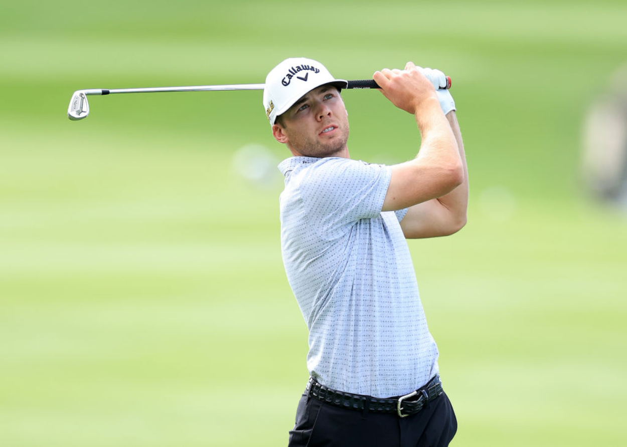 Sam Burns Nearly Makes Ace With Help From A Fan During Par 3 Contest