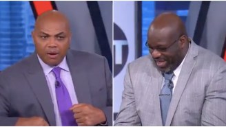 Shaq Can’t Keep It Together As Charles Barkley Explains What To Do When ‘A Guy Is Banging You’ (Video)
