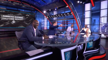 Shaq And D-Wade’s Reactions To Jamal Crawford Smashing A Camera During ‘NBA On TNT’ Are Perfect