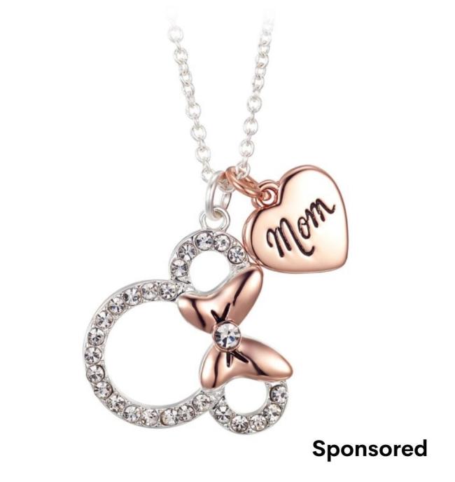 shopDisney Minnie Mouse Necklace - Mothers Day Gifts