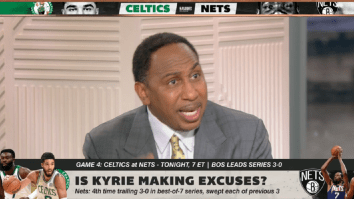 ESPN’s Stephen A Smith Bizarrely Says ‘When Russia Bombed Ukraine’ He Didn’t Think Kyrie Irving Was Going To Show Up For Work