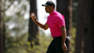 WATCH: Tiger Woods Receives A Standing Ovation As He Arrives To Amen Corner At The Masters