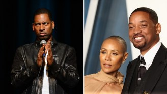 Video Shows Chris Rock’s Brother Taking Shots At Will Smith, Calling Jada Pinkett-Smith A ‘B****’