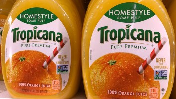 Tropicana Unveils New Product For Psychos Who Pour Orange Juice In Cereal
