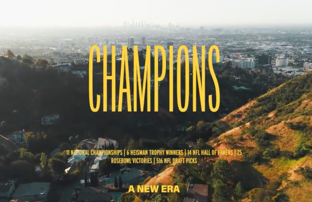 USC Football Drops New 'City Of Champions' Hype Video And Snubs A Notable Team