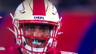 USFL Player Bizarrely Plays Game With A Floss Pick In His Mouth