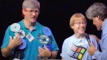 Footage Of Jay Leno Hosting A Windows 95 Launch Event Is A Hilariously Dated Blast From The Past
