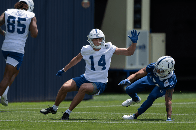 Colts Rookie WR Alec Pierce Goes Viral For His Wicked Vertical Jump