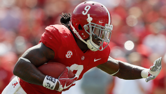 Former Alabama RB Bo Scarbrough Reports To USFL And His Arms Look Like Massive Pythons