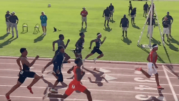 Pittsburgh WR Commit Torches Everybody With Olympic-Level Speed In Wicked Fast 100-Meter Dash