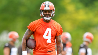 Deshaun Watson Surprises Teammate With Expensive Gift During Press Conference For Giving Up No. 4