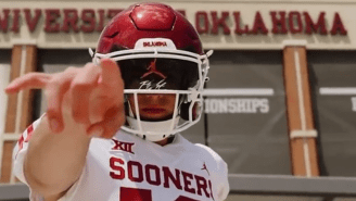 American Eagle Floats Potential NIL Deal For Oklahoma QB With Best Name In College Football