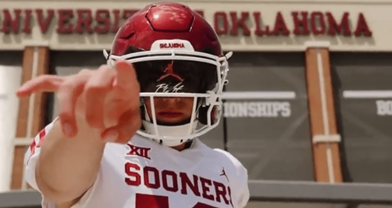 American Eagle Floats Potential NIL Deal For Oklahoma QB With Best Name In College Football
