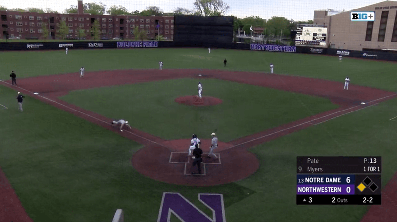 Notre Dame Baseball Player Somehow Steals Home While Literally Crawling Down 3rd Base Line
