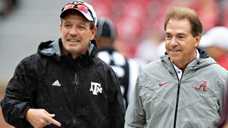 A Roundup Of Every Wild Thing Jimbo Fisher Said In Soapbox Press Conference About NIL, Nick Saban