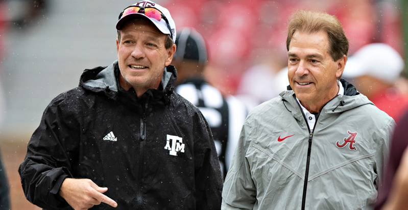A Roundup Of Every Wild Thing Jimbo Fisher Said In Soapbox Press Conference About NIL, Nick Saban