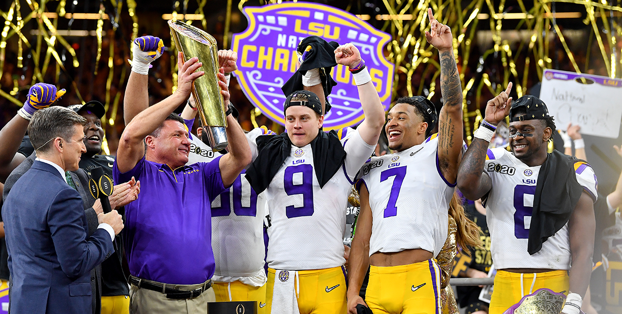 2019 LSU Makes Case For Best CFB Team Of AllTime With Draft Record