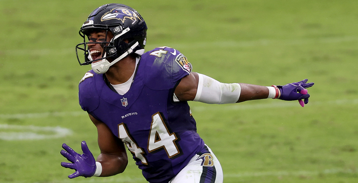 Ravens CB Marlon Humphrey, S Kyle Hamilton have hilarious exchange