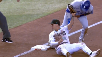 Dodgers 2B Gavin Lux Tagged In The Groin After Getting HOSED On A Frozen Rope In Brutal Sequence