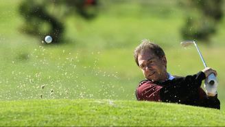 Nick Saban Recalls The Time That He Ditched Fall Football Camp Prep To Golf With Tiger Woods