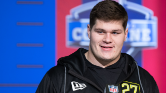 Ravens Rookie Tyler Linderbaum Shows Off His Beefiness While Giving Great ‘Football Guy’ Quote