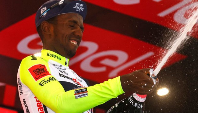Pro Cyclist Biniam Girmay Has Eye Injured In Prosecco Cork Accident