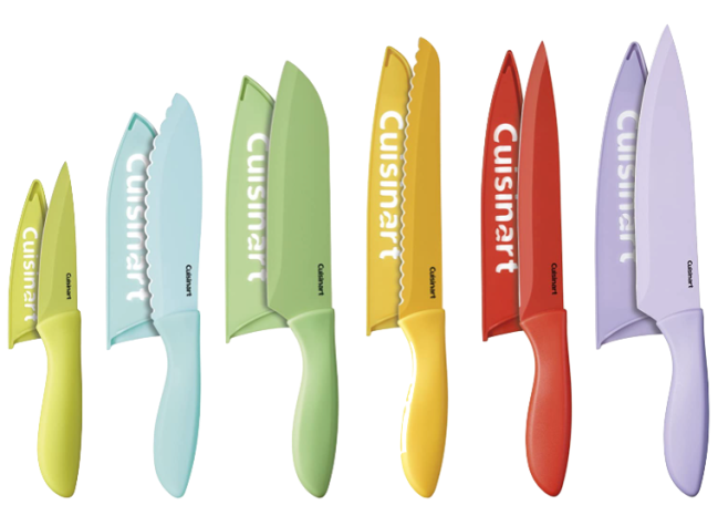 Cuisinart Advantage Color Collection 12-Piece Knife Set - daily deals