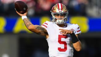 Fans React To Chris Simms Saying The 49ers Are ‘Scared’ To Start Trey Lance