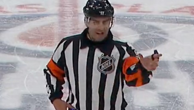 Oilers And Flames Brawl Ends With Ref Issuing Hilarious Penalty Call