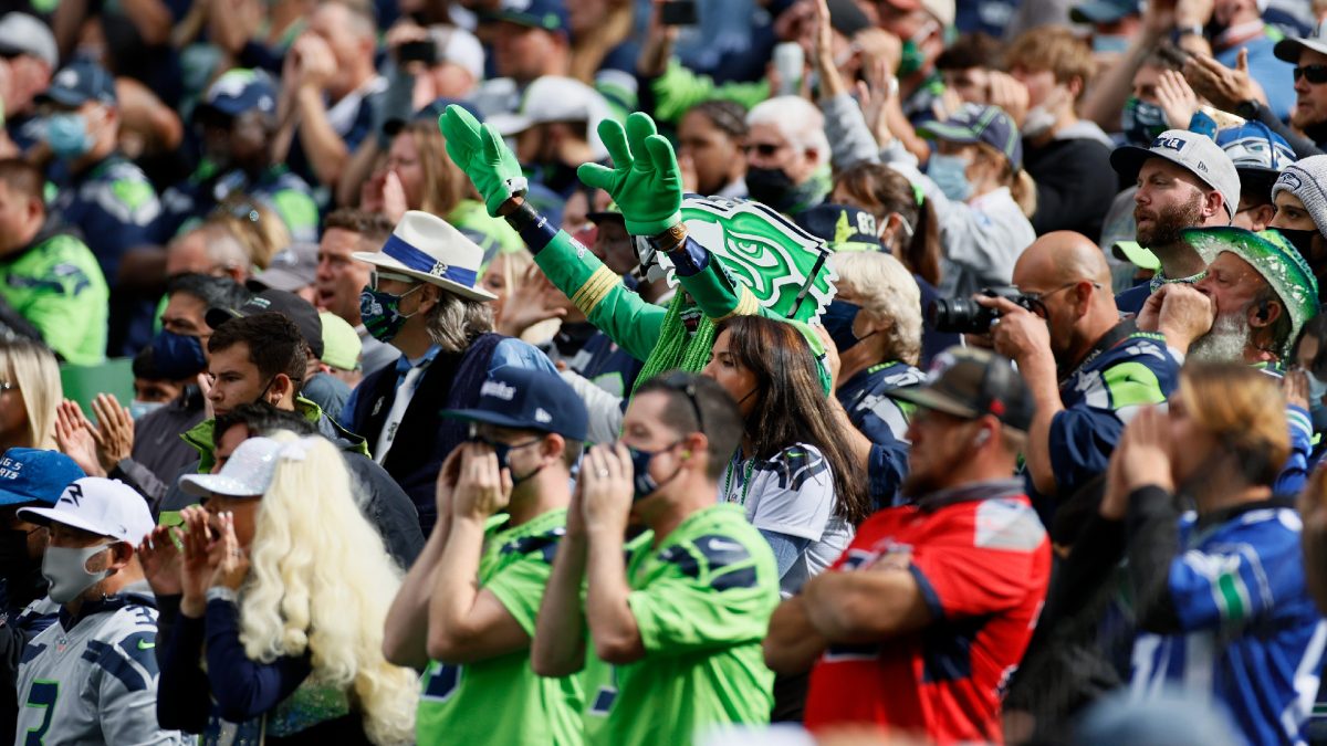 Seattle Seahawks Fan Leave Game Early