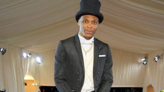 Russell Westbrook Pulled Up To The Met Gala Looking Like Pennsylvania Quaker