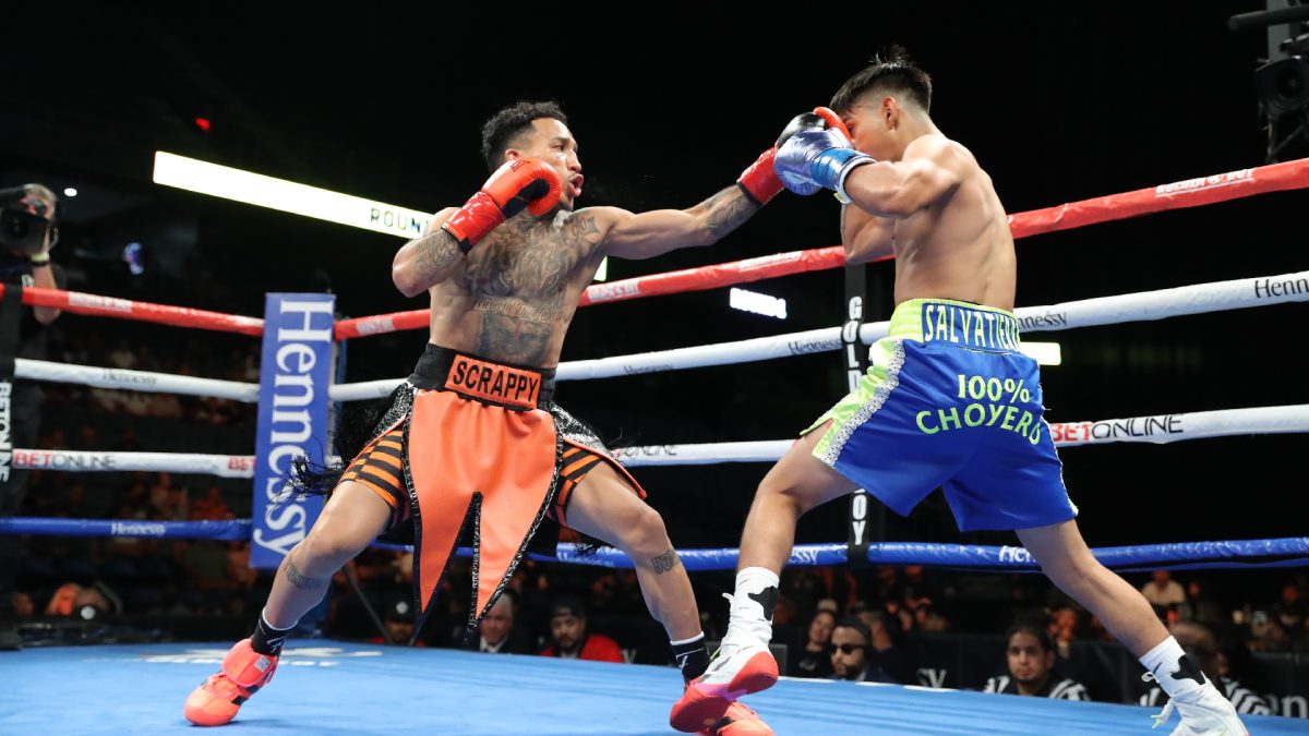 John Ramirez KOs An Opponent, Sending Him Flying Out Of The Ring