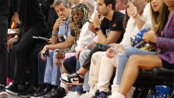 Lil Wayne Gets Mocked For Sitting Courtside To Watch Suns Lose Days After He Took A Shot At Luka Doncic
