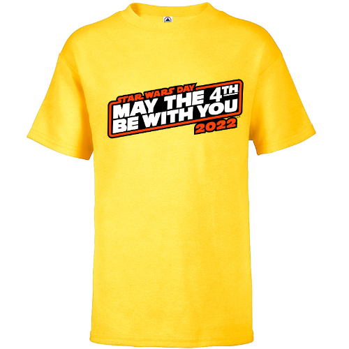 Star Wars May the 4th Be With You Logo 2022 T-Shirt for Kids