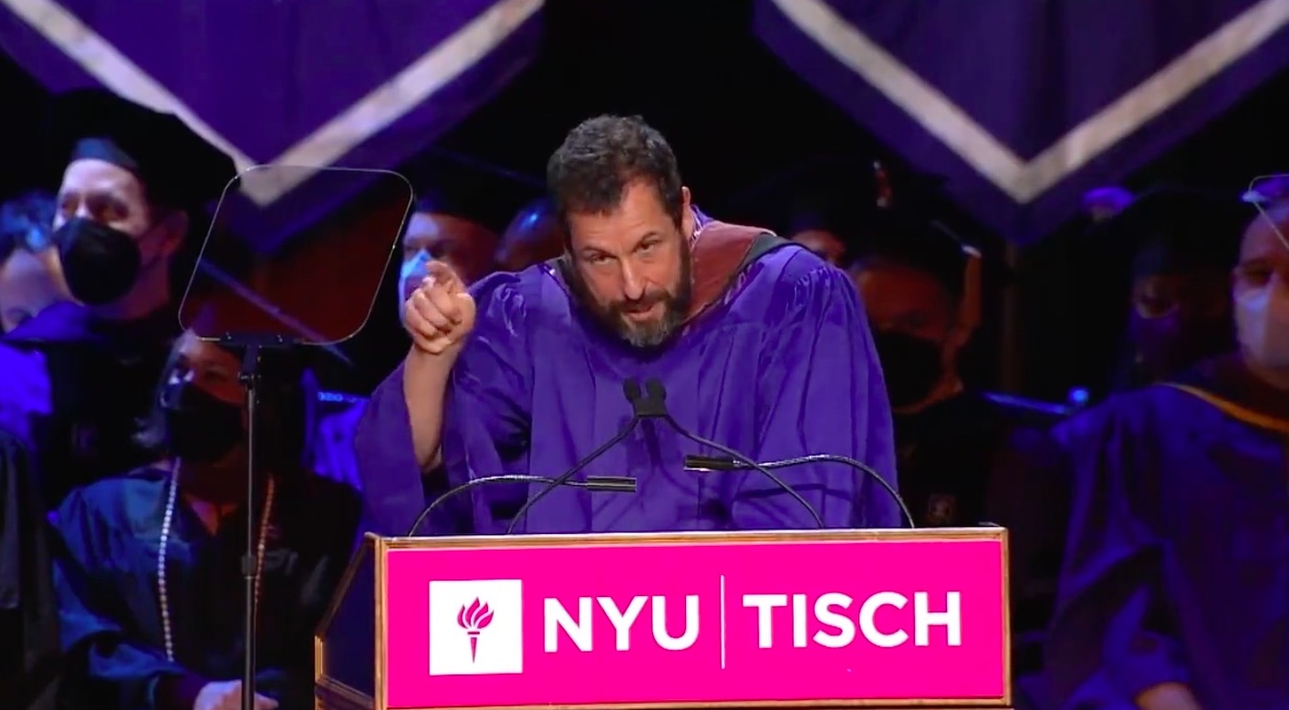 WATCH Adam Sandler Commencement Speech At NYU (Full Video)