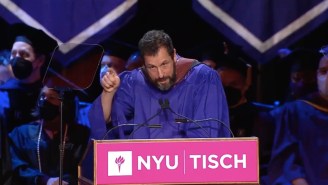 Adam Sandler Uses His Best Adam Sandler Voice To Deliver Electric, Poignant Commencement Speech At NYU