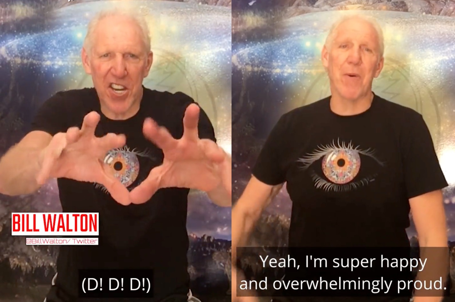 Bill Walton rocks in the New Year  and then some