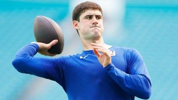 NFL Fans Roast Daniel Jones For Wobbly, Unimpressive Throw During Giants Practice