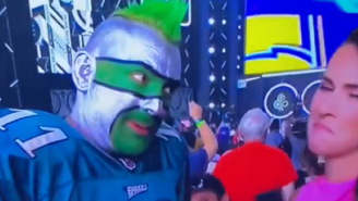 Eagles Superfan Shoots His Shot At Reporter During NFL Draft, Gets Brutally Shot Down