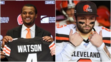 Fans React To Deshaun Watson Taking Browns’ Offensive Players To The Bahamas Except For Baker Mayfield