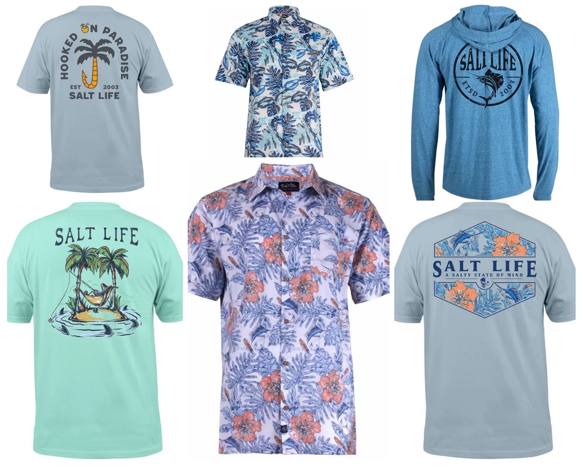 Salt Life Men's Shut Up & Reel Rewind T-Shirt 